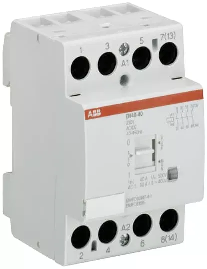 Контактор модульный с ручным управлением EN40-40 (40А AC1) катушка 110В AC/DC ABB GHE3421101R0004