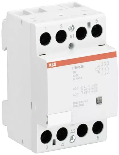 Контактор модульный ESB40-31 40А AC1 катушка 24BAC/DC ABB GHE3491602R0001