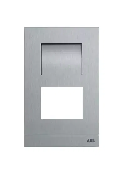 Станция вызова аудио; 1/2 без клавишного модуля сталь ABB M21013N3-S