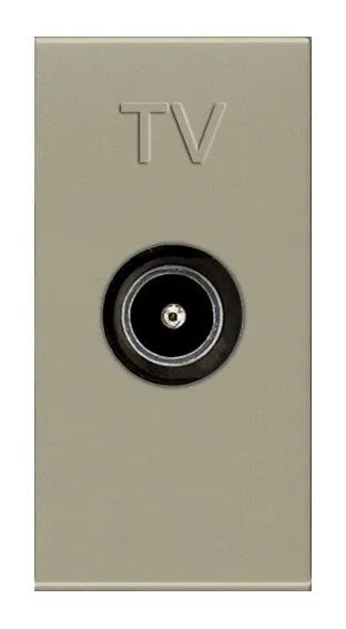 Механизм розетки TV 1мод. Zenit простой шампань ABB N2150.7 CV
