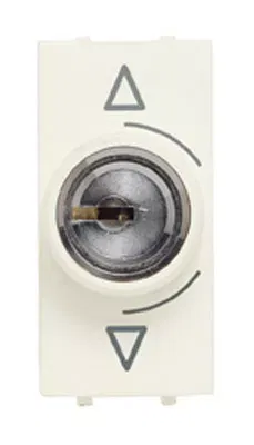 Механизм переключателя с ключом на 3 полож. 1мод. Zenit бел. ABB N2153.1 BL