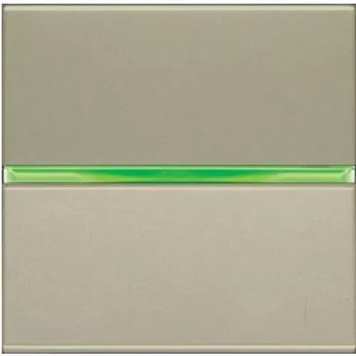 Механизм 1-кл. кнопки с клавишей с контрольной подсветкой 2мод. Zenit шампань ABB N2204.5 CV