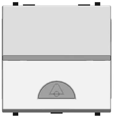Механизм 1-кл. кнопки с клавишей и символом "Звонок" 2мод. Zenit антрацит ABB N2204 AN