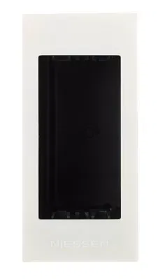 Цоколь для установки в мебель/перегородки на 1мод. Zenit бел. ABB N2671 BL