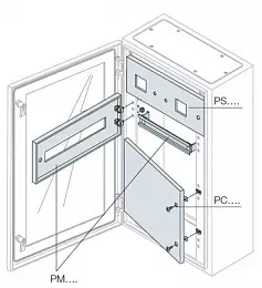 Панель глухая 185х600мм ABB PC1606K