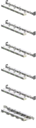 Шинодержатель верт. DBB 2000А для XR Н8 ABB PVH20VM6