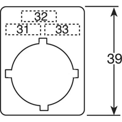 Шильдик с надписью "<-- O -->" ABB SK615562-82