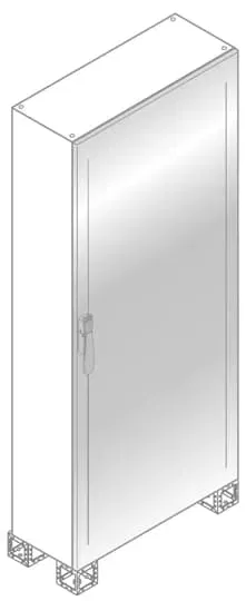 Дверь сплошная нерж. сталь 1600х600мм ABB TC1606X