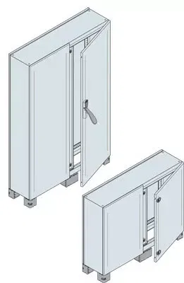 Корпус шкафа АМ2 (двойн. дверь) 1000х1200х400мм ABB TM2024K
