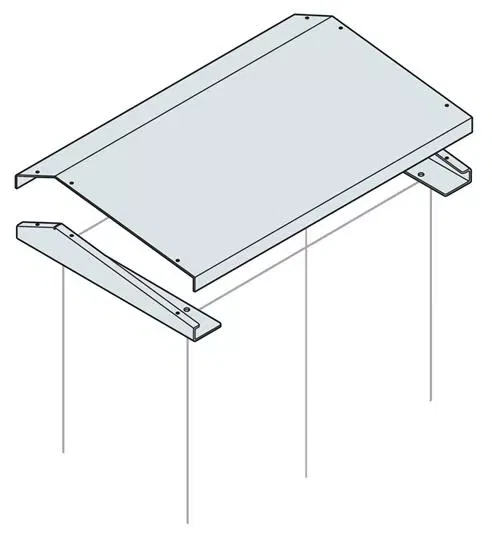 Крыша антидождевая для шкафов АМ2 1000х300мм ABB TP1030K