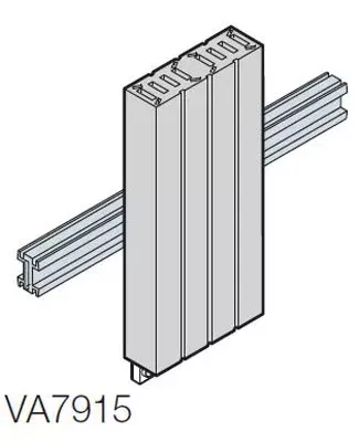 Элемент нагревательный 150W-130х82х48мм ABB VA7915