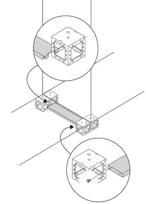 Фланц усилит. для каб. Ш=1000 (уп.2шт) ABB ZN1001
