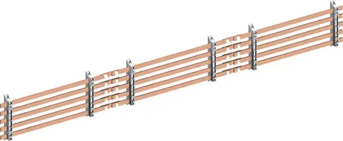 Шина 12х10мм Ш=1 ABB ZX1046