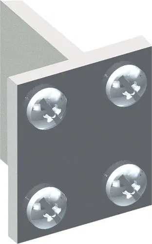 Соединитель профилей EDF (уп.50шт) ABB ZX66P50