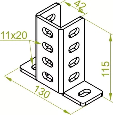 Опорная пластина PVC BAKS 661307