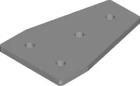 Плоский соединитель LCP11 663100 BAKS