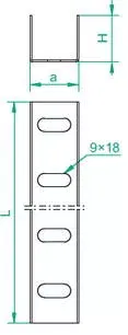 Соединитель LCM50H50 668100 BAKS