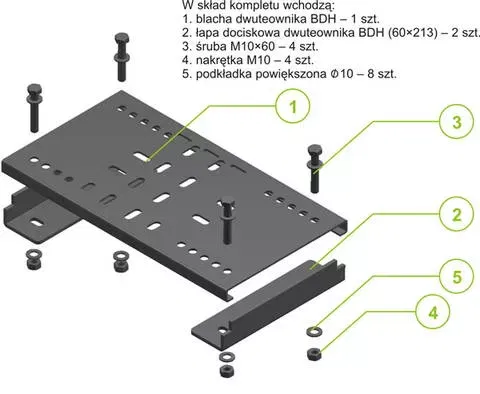 Монтажный комплект 160x320 BDH160x320 752800 BAKS