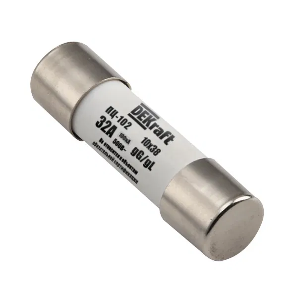 Предохранитель Цилиндрич. 25A 10X38 Пц-102 21368DEK Dekraft
