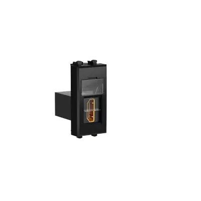 Розетка HDMI 1мод. Avanti "Черный квадрат" тип А-А модульная DKC 4402251