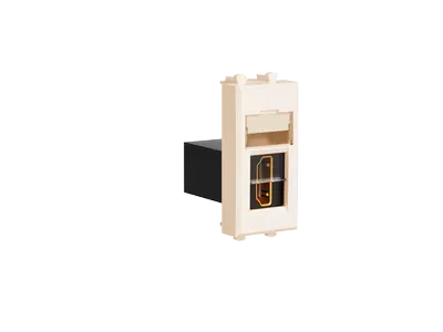 HDMI розетка модульная, тип А-А, "Avanti", "Ванильная дымка", 1 модуль DKC 4405251