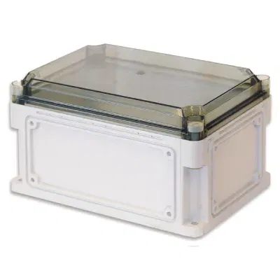 Корпус IP67,400х200х160 (выс.крышки 35),стнк.выбв.флнц.,прозр.крыш. DKC 542311