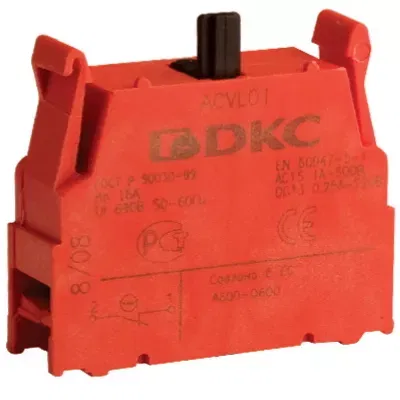 Контактный блок с клеммными зажимами под винт, нормально-открытый DKC ACVL02