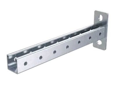 Консоль одиночная, 41х41, осн.200 мм, горячеоцинкованный DKC BBP4120HDZ