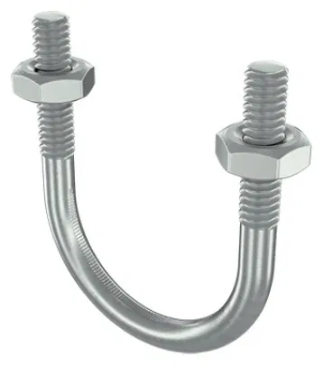 Скоба монтажная U-образная с резьбой М6 с гайками для труб d 1/2" DKC BHU11012