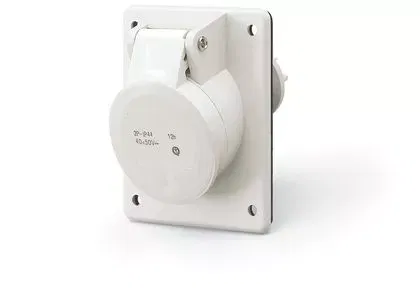 Розетка панельная 40-50 Вольт, 16 Амп, 40-50 В/50-60 Гц, IP44, 2 полюса DKC DIS4301616