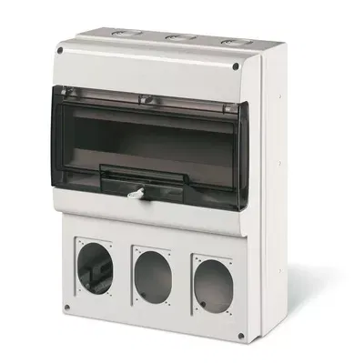 Корпус на 16 модулей и 3 поста с основанием 70х87 мм. Тип M400 DKC DIS6724316