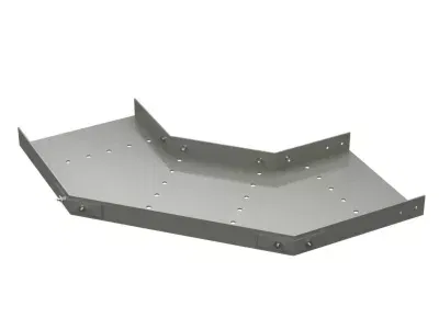 Угол 90 горизонтальный 90° 600х80, стеклопластик GCG90860R DKC