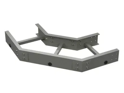 Угол горизонтальный 90° 150x750 R300, стеклопластик GLG91575R DKC