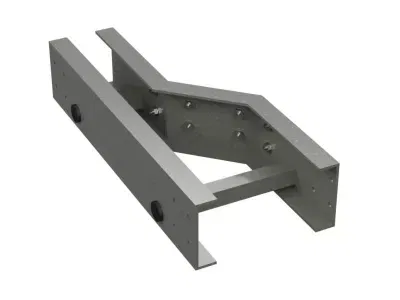 Переходник левосторонний  Н=150, B=300, В1=200, стеклопластик GLL15320R DKC