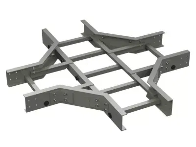 Х-ответвитель 900x150, стеклопластик GLX91590R DKC