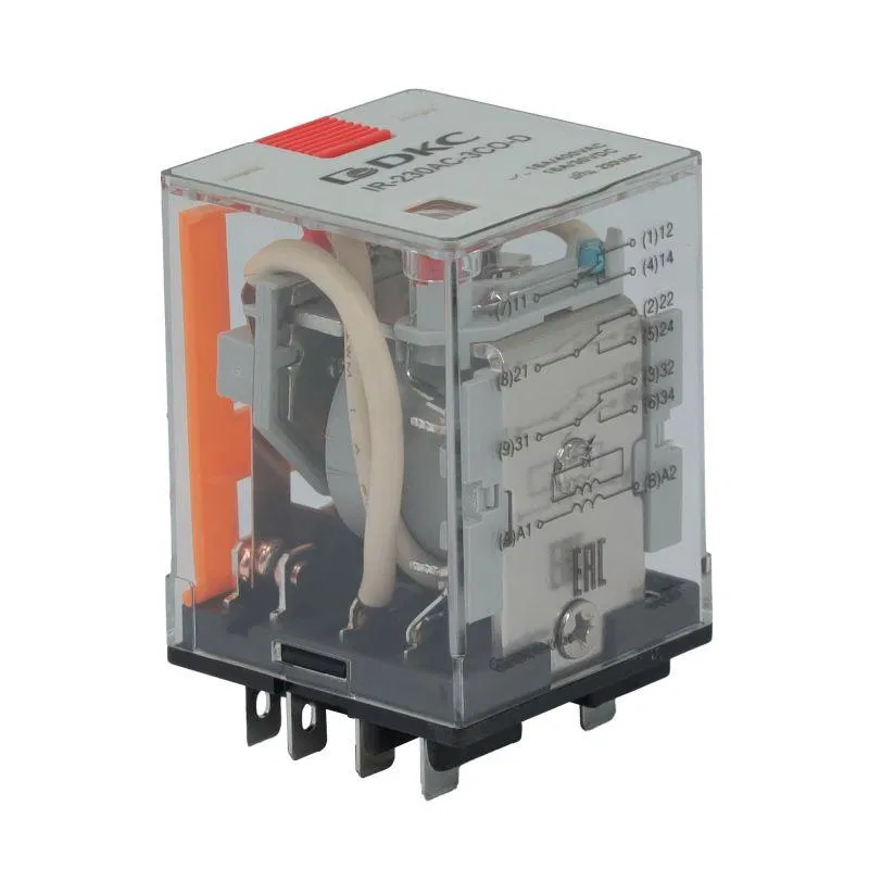Реле одиночное 230В AC до 16А 3 прекидн. контакта DKC IR-230AC-3CO-D