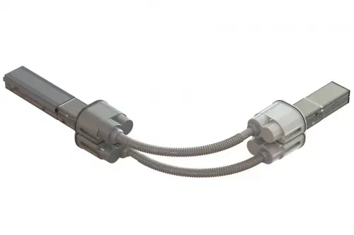 Гибкий поворот шинопровода, Cu, 2P+2P/4P+4P/4P+2P, 40A DKC LTC40FFLXJAA000