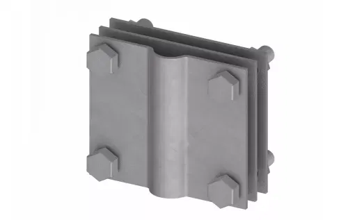 Соединитель стержень/полоса, 80х70 мм, INOX DKC NG3116INOX