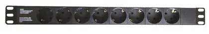 БРП 19" 16A Вых: 8хSchuko, Вх: Schuko 2м DKC R519SH8