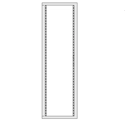 Рама задняя 33U для 19" оборудования в корпуса DAE/CQE 1600 x 600мм DKC R5CRK1660