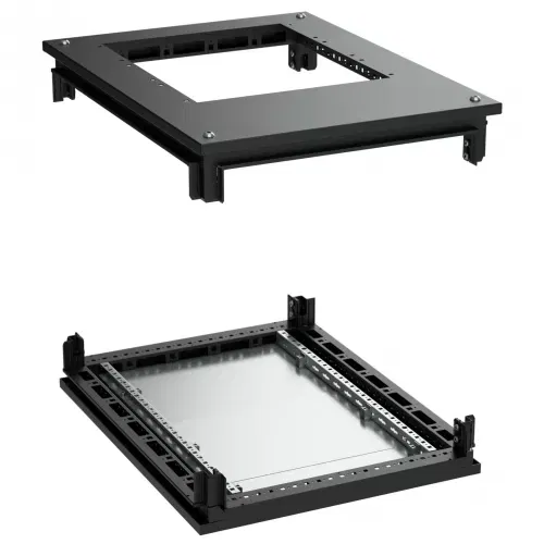 Крыша с фланцем и основание, для IT корпусов CQE, 800 x 1200 RAL9005 DKC R5KTB812FITB