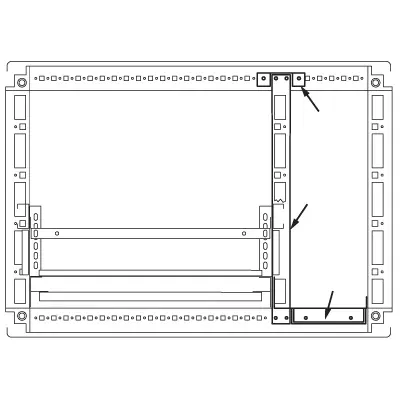 Комплект для создания кабельного отсека, для шкафов DAE/CQE 1800 x 600 DKC R5PFI1860