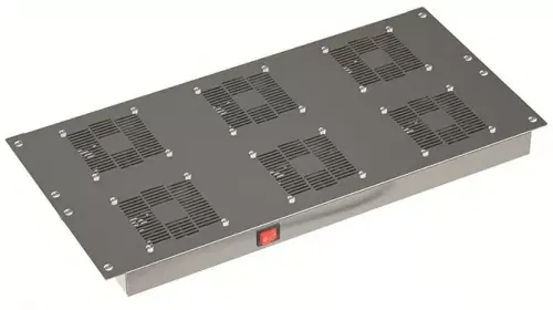 Потолочный модуль 6 вентиляторов с термостатом для крыши 800 RAL9005 DKC R5VSIT8006FTB
