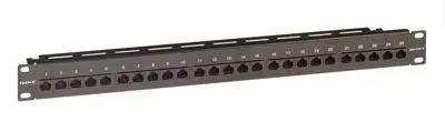 Патч-панель телефонная 19",1U,CAT3, 25 портов RJ45 DKC RN3PP251BK