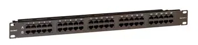 Патч-панель телефонная 19",1U,CAT3, 50 портов RJ45 DKC RN3PP501BK