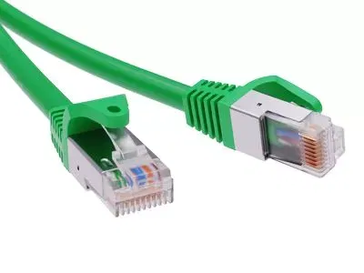Патч-корд экранированный CAT5E F/UTP 4х2, LSZH, зелёный, 1.0м DKC RN5EFU4510GN