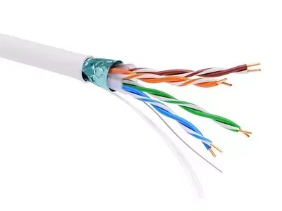 Информационный кабель экранированный F/UTP 4х2 CAT5E, LSZH, белый DKC RN5EFULS3WH