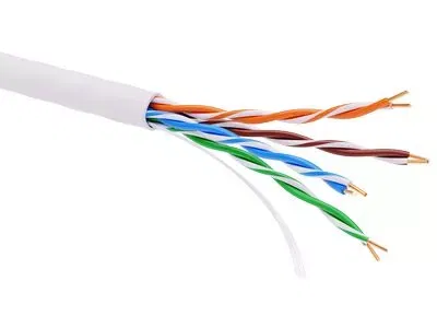 Информационный кабель неэкранированный U/UTP 4х2 CAT5E, LSZH, белый DKC RN5EUULS3WH