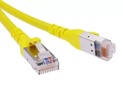 Патч-корд экранированный CAT6A SF/UTP 4х2, LSZH, желтый, 7.0м DKC RN6ASF4570YL