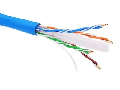 Информационный кабель неэкранированный  U/UTP 4х2 CAT6A, LSZH, синий DKC RN6AUULS5BL